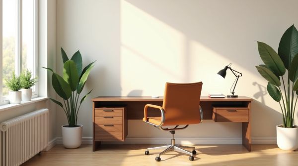 Optimisez votre espace avec un bureau d'angle fonctionnel